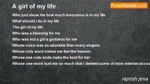 rajnish jena - A girl of my life