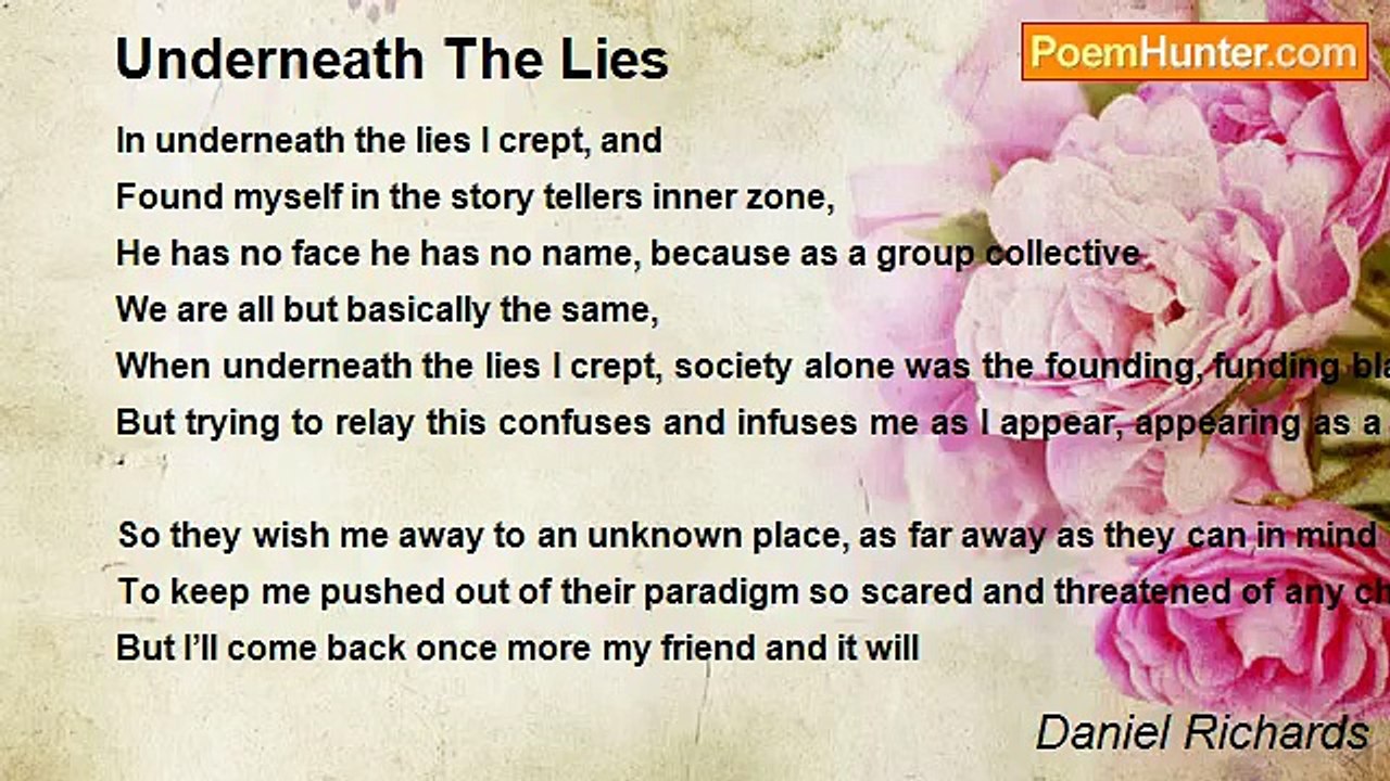Daniel Richards - Underneath The Lies