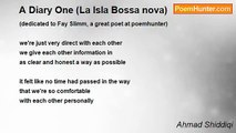 Ahmad Shiddiqi - A Diary One (La Isla Bossa nova)