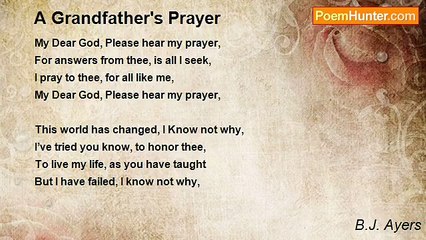 B.J. Ayers - A Grandfather's Prayer