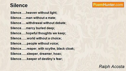 Ralph Acosta - Silence