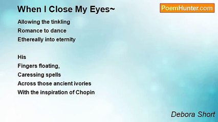 Debora Short - When I Close My Eyes~