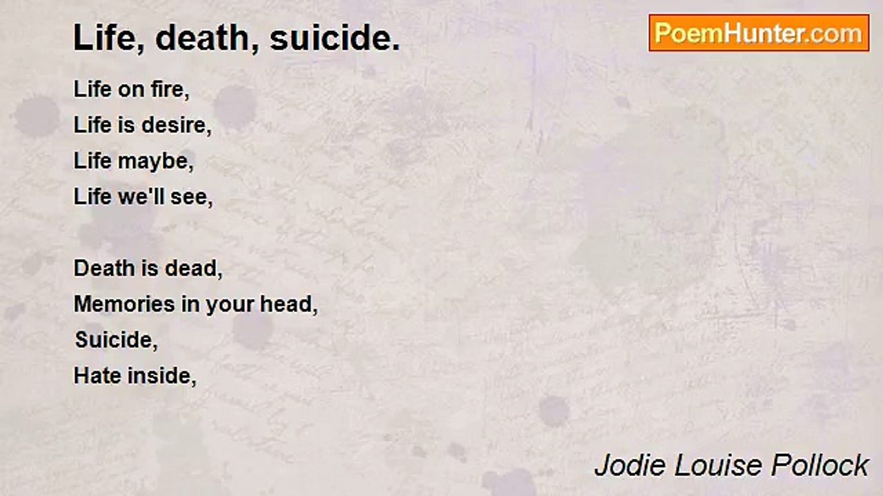 Jodie Louise Pollock - Life, death, suicide.
