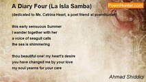 Ahmad Shiddiqi - A Diary Four (La Isla Samba)