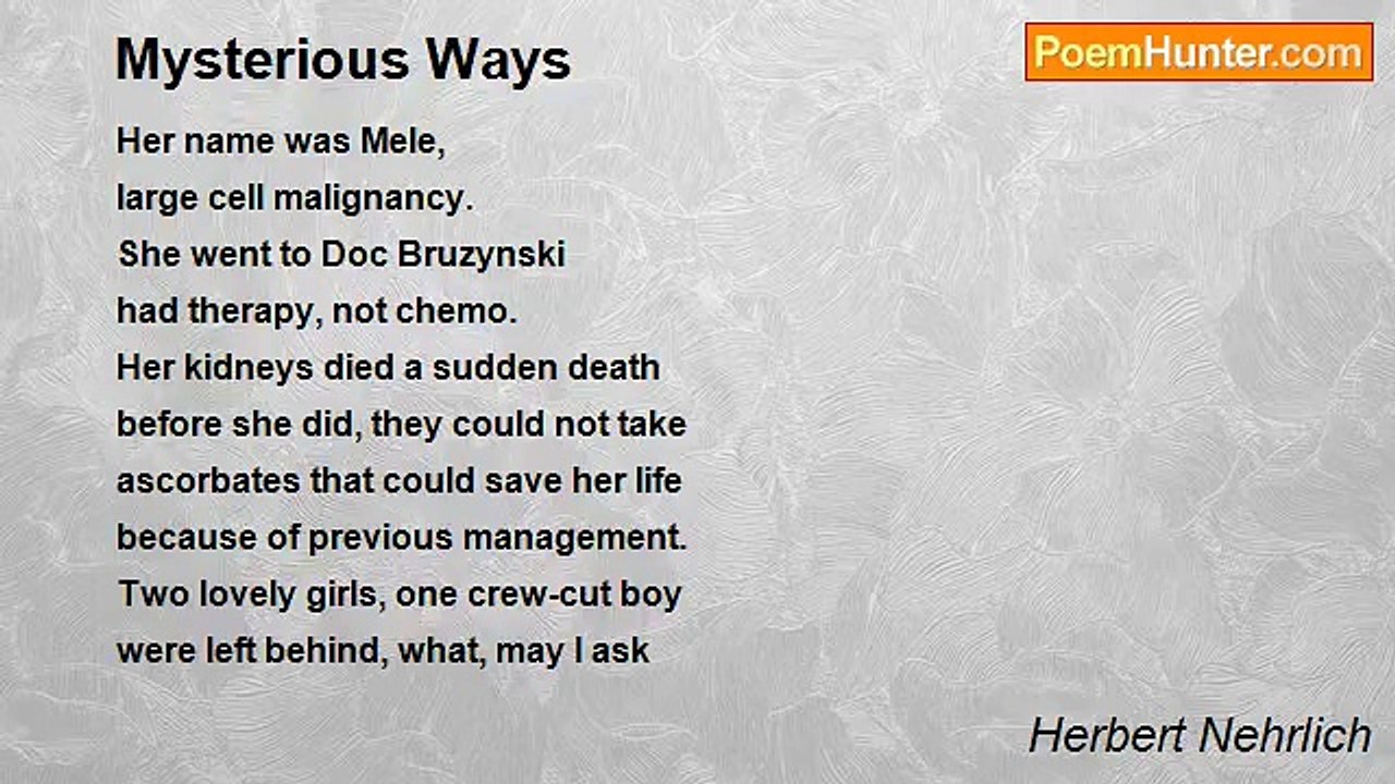 Herbert Nehrlich - Mysterious Ways