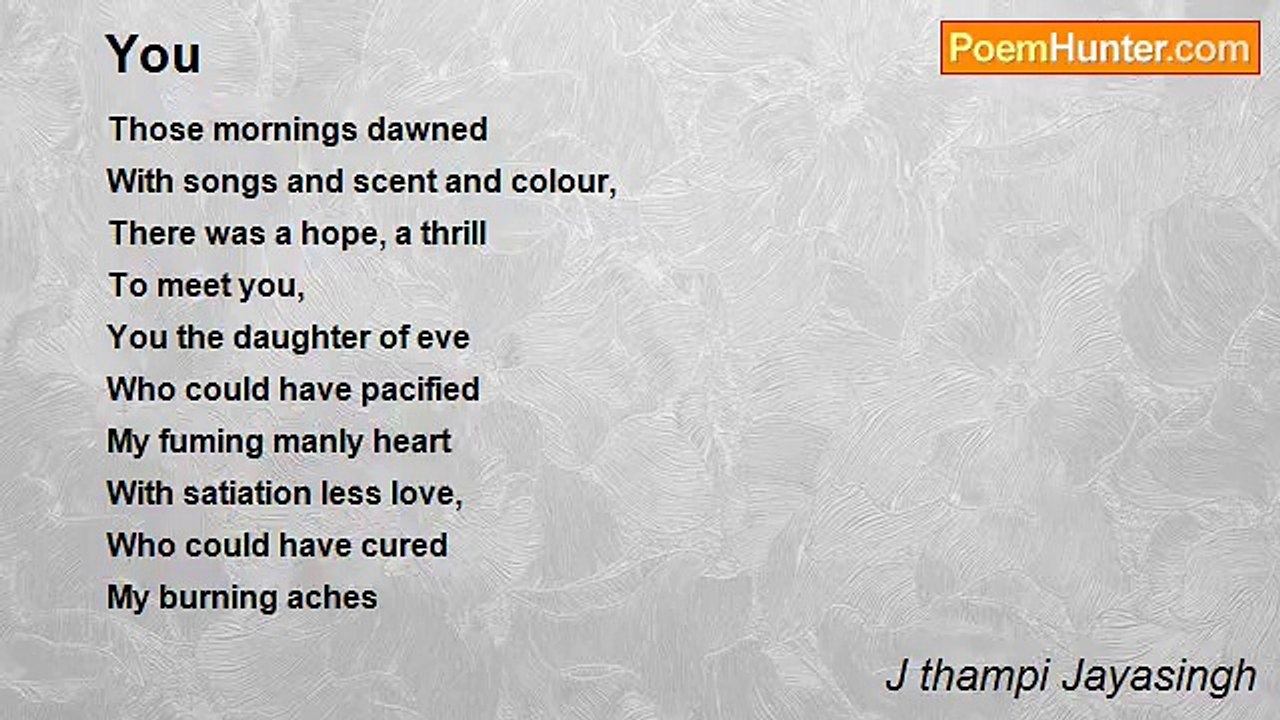 J thampi Jayasingh - You