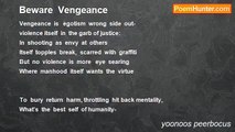 yoonoos peerbocus - Beware  Vengeance