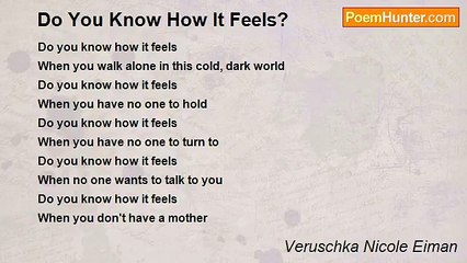 Veruschka Nicole Eiman - Do You Know How It Feels?