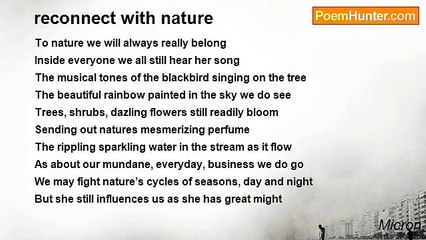 Micron - reconnect with nature