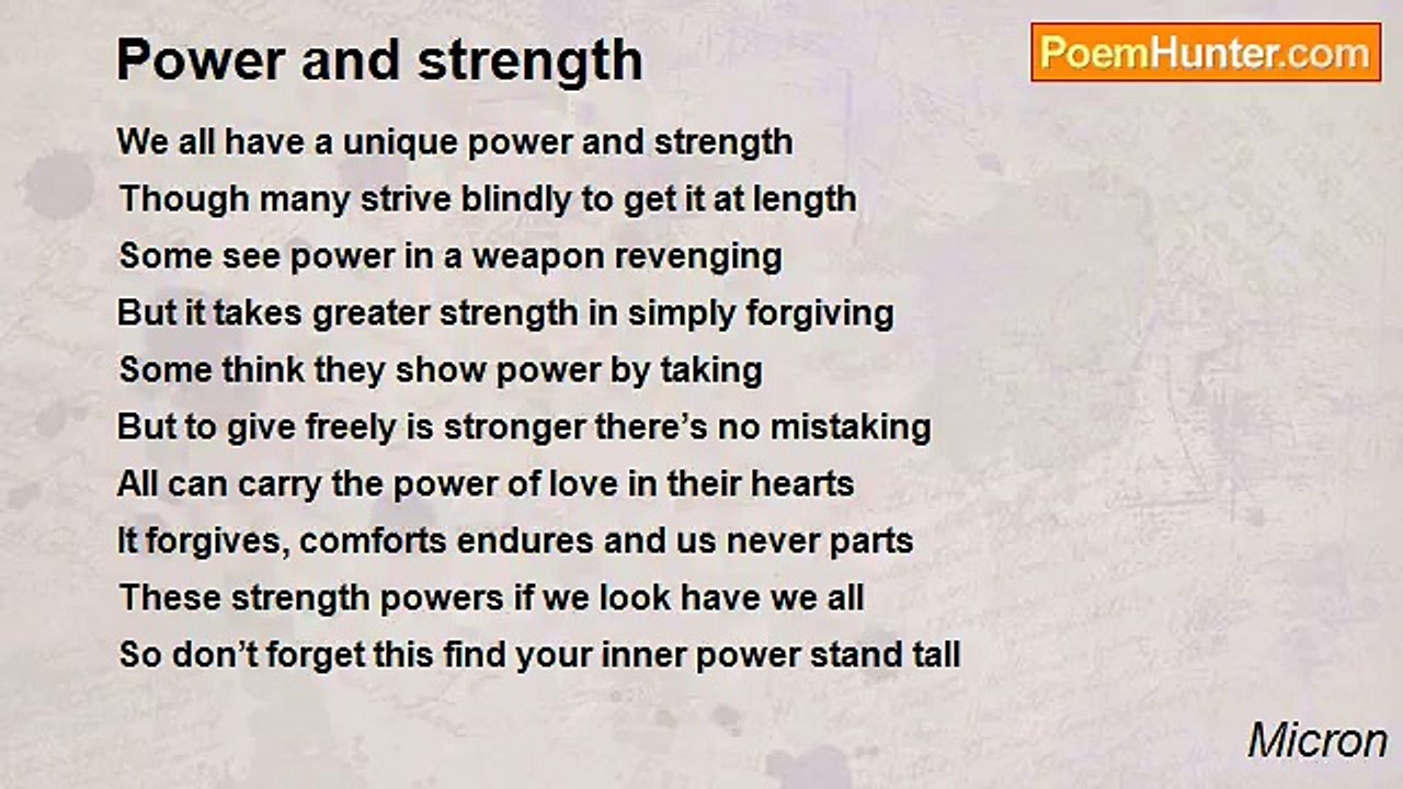 Micron - Power and strength