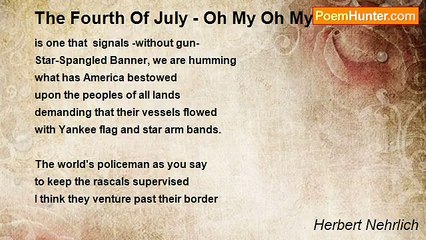 Herbert Nehrlich - The Fourth Of July - Oh My Oh My.