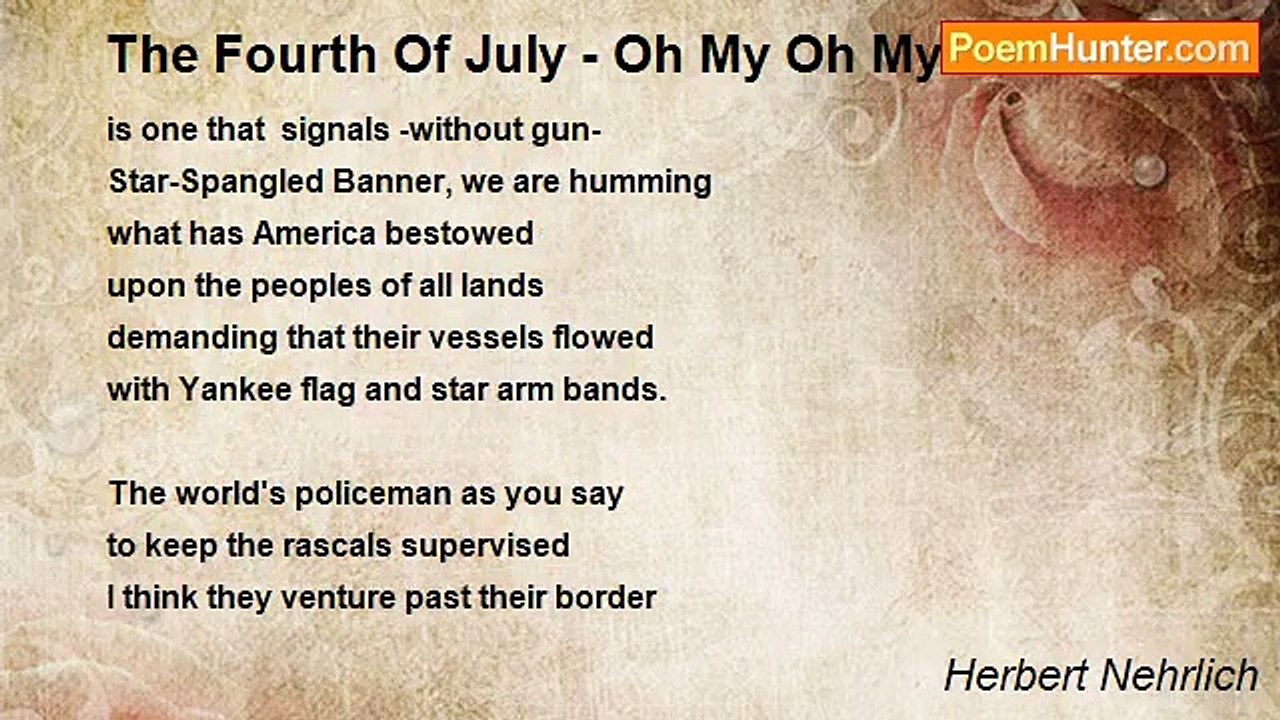 Herbert Nehrlich - The Fourth Of July - Oh My Oh My.