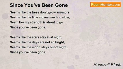 Hosezell Blash - Since You've Been Gone