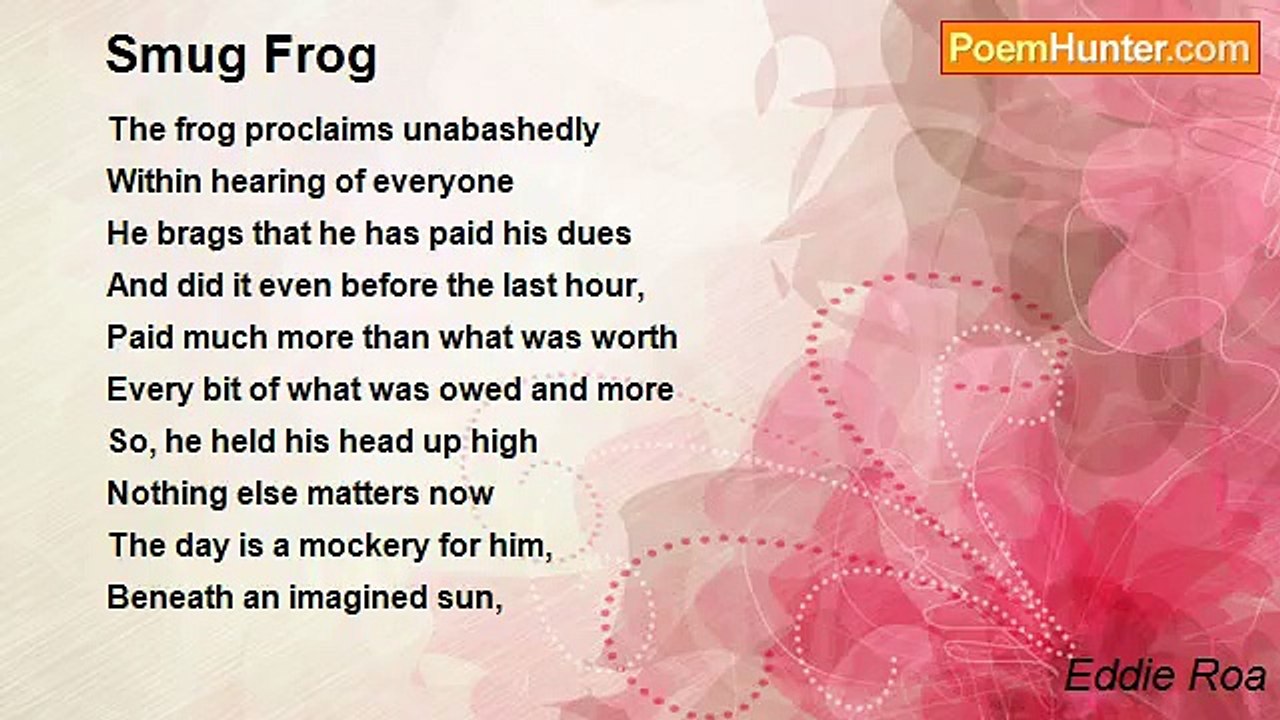 Eddie Roa - Smug Frog