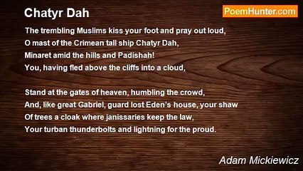 Adam Mickiewicz - Chatyr Dah