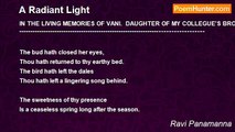 Ravi Panamanna - A Radiant Light