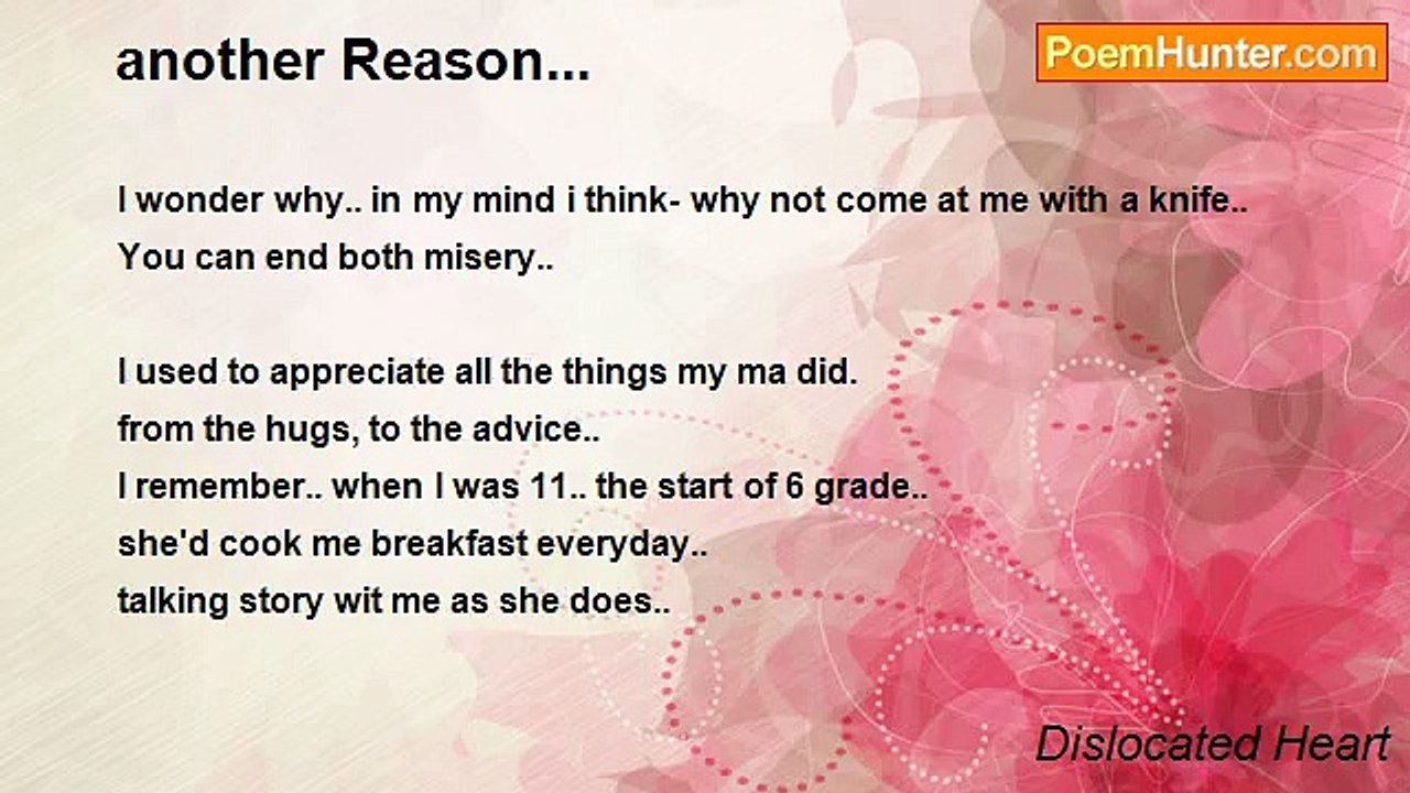 Dislocated Heart - another Reason...