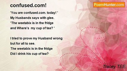 Tracey TEE - confused.com!