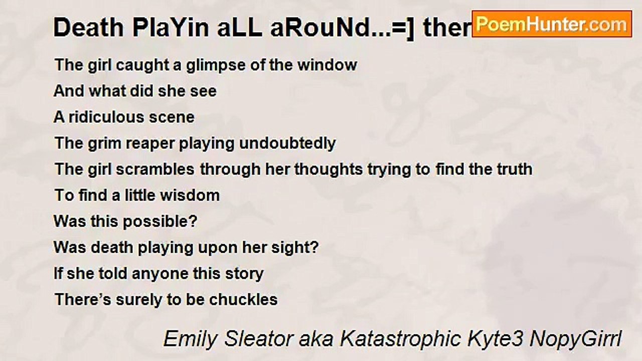 Emily Sleator aka Katastrophic Kyte3 NopyGirrl - Death PlaYin aLL aRouNd...=] there n theere