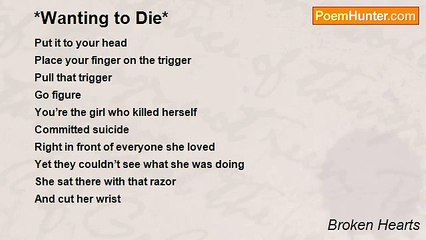 Broken Hearts - *Wanting to Die*