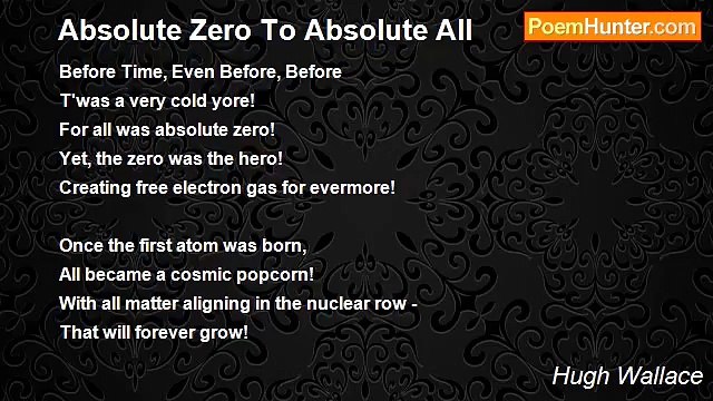 Hugh Wallace - Absolute Zero To Absolute All