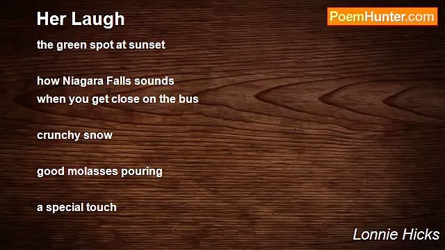 Lonnie Hicks - Her Laugh