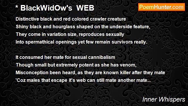Inner Whispers - * BlackWidOw's WEB