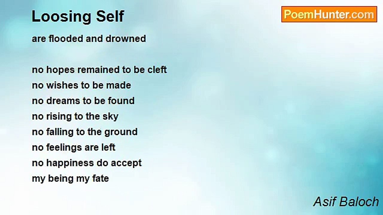 Asif Baloch - Loosing Self