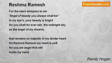 Randy Hogan - Reshma Ramesh