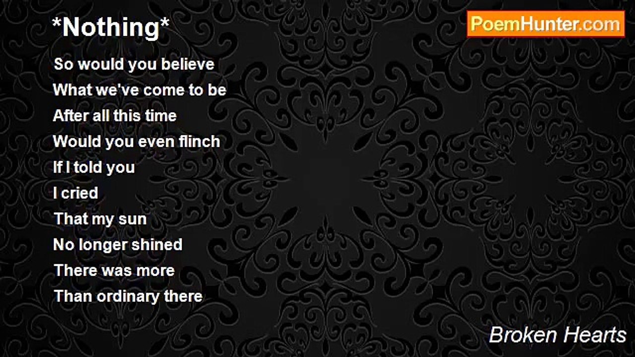 Broken Hearts - *Nothing*