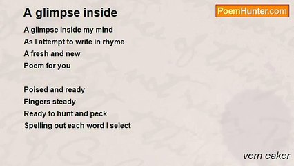 vern eaker - A glimpse inside