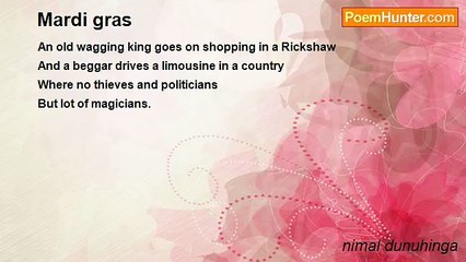 nimal dunuhinga - Mardi gras