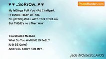 jade MOnteScLArOS - ♥ ♥ ..SoRrOw..♥ ♥