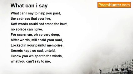 Laurie hill - What can i say