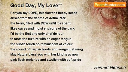Herbert Nehrlich - Good Day, My Love**