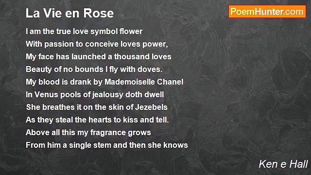 Ken e Hall - La Vie en Rose