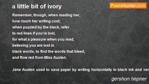 gershon hepner - a little bit of ivory