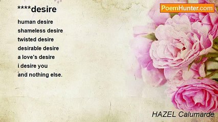 HAZEL Calumarde - ****desire