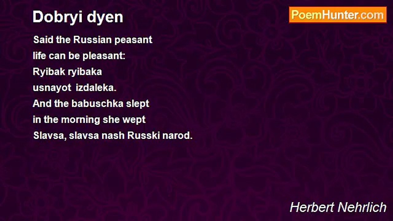Herbert Nehrlich - Dobryi dyen