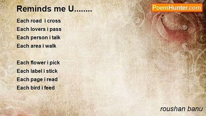 roushan banu - Reminds me U........