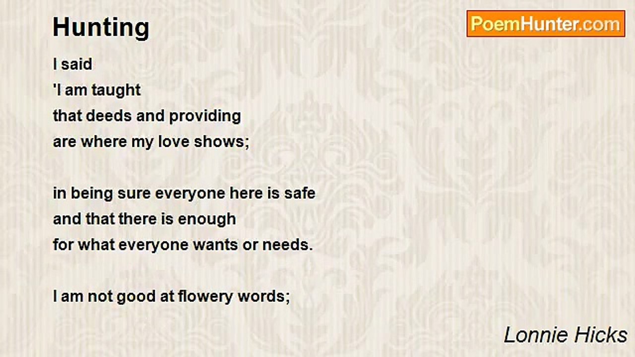 Lonnie Hicks - Hunting