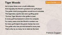 Francis Duggan - Tiger Woods