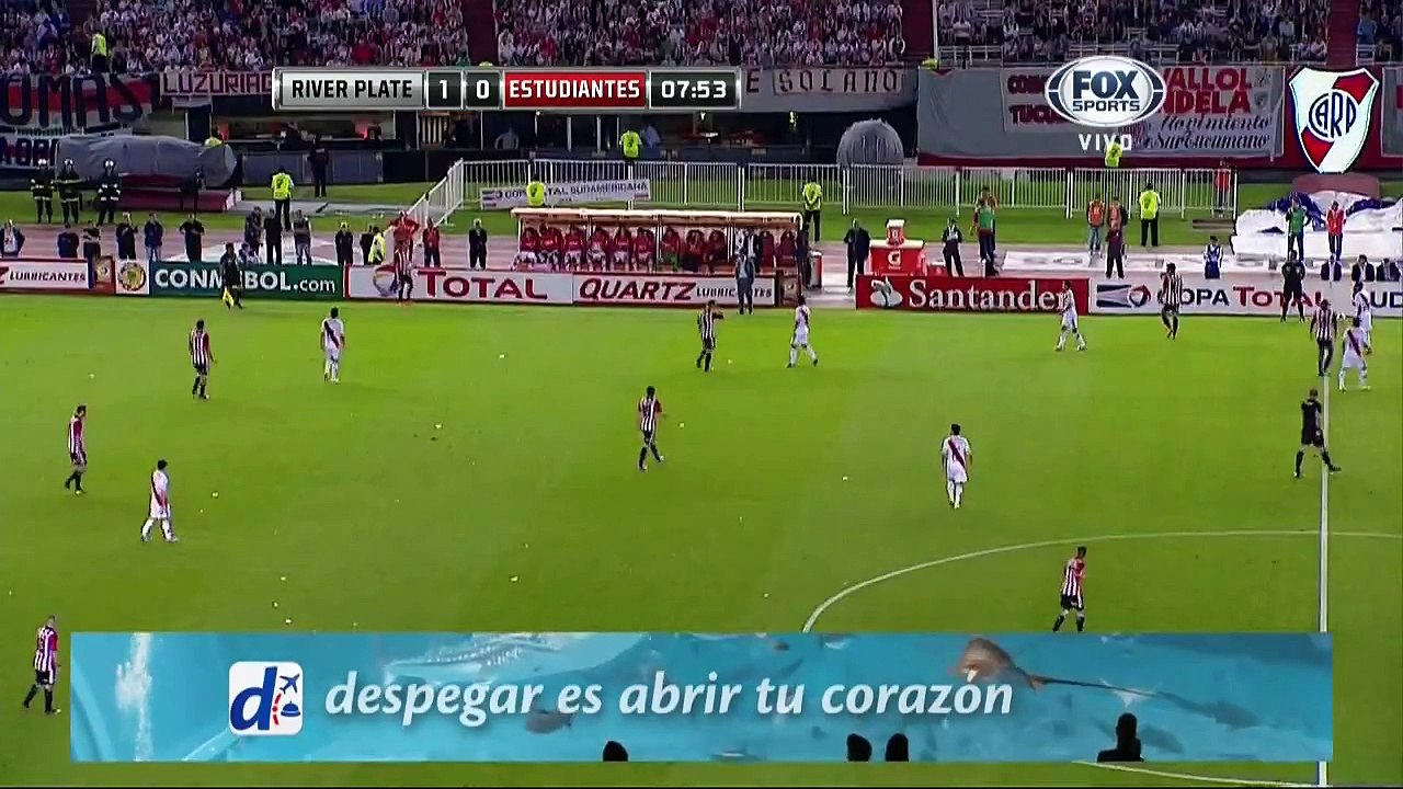 Copa sudamericana 2014 _ River Plate vs Estudiantes 1er tiempo COMPLETO