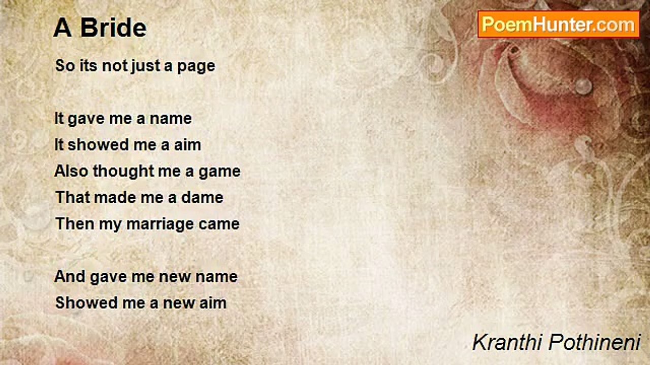 Kranthi Pothineni - A Bride