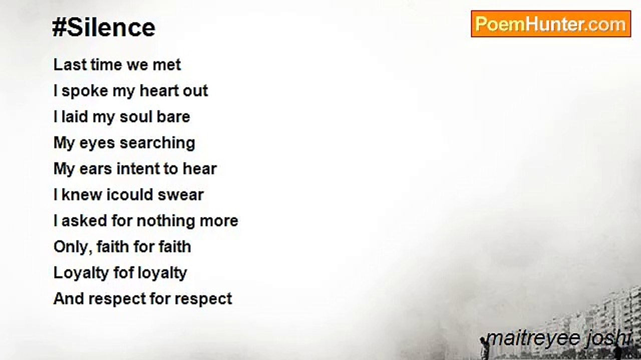 maitreyee joshi - #Silence