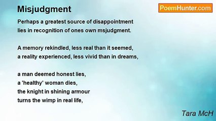 Tara McH - Misjudgment