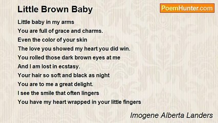 Imogene Alberta Landers - Little Brown Baby