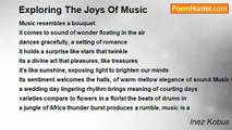 Inez Kobus - Exploring The Joys Of Music