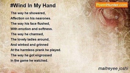 maitreyee joshi - #Wind In My Hand