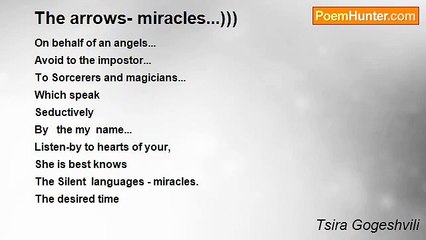 Tsira Gogeshvili - The arrows- miracles...)))